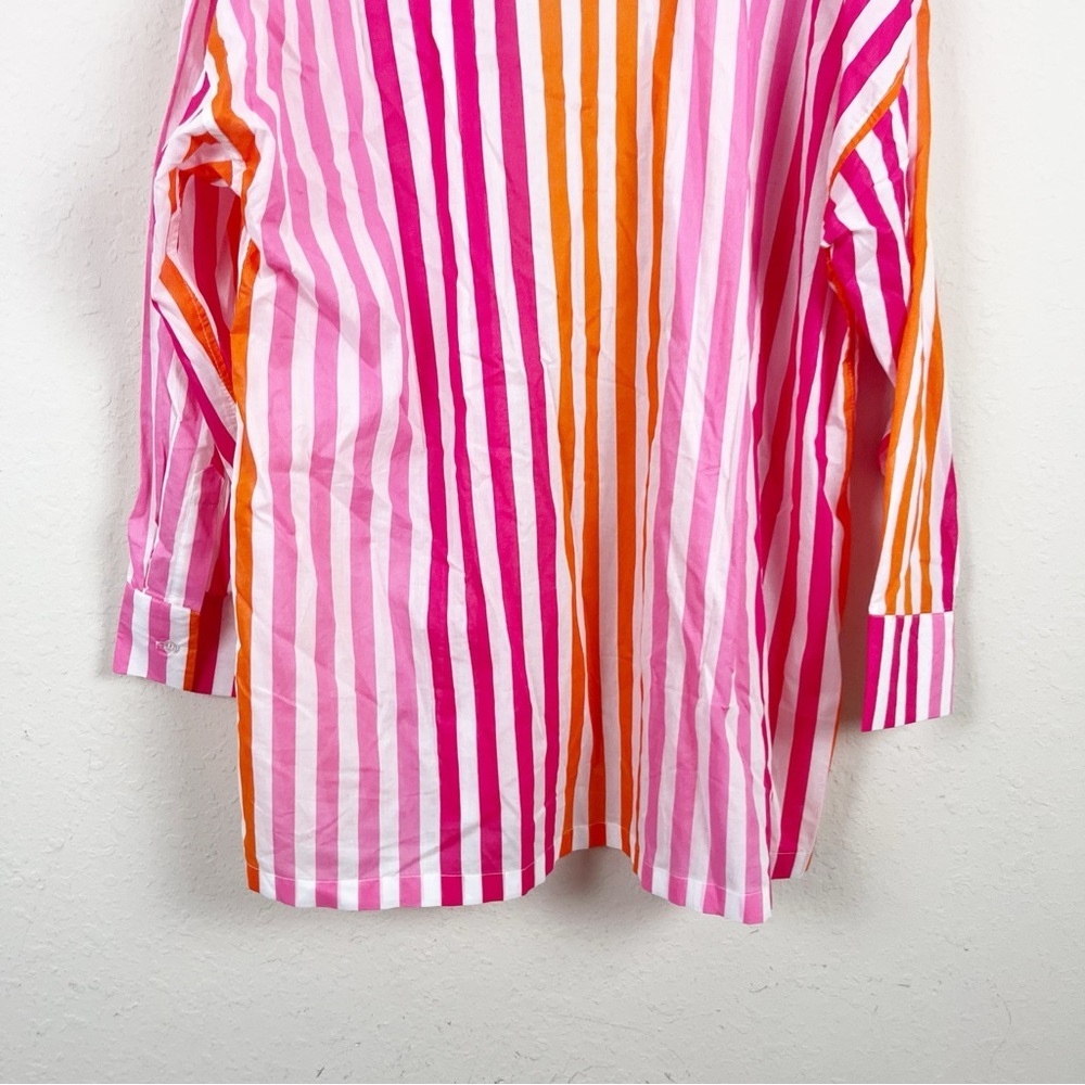 Beach Riot Alexa Top Sunset Stripe Cover Up Size Petite Large - Picture 6 of 6